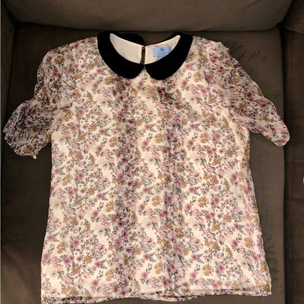 CECE FLORAL BLOUSE